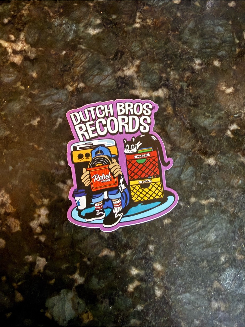 Dutch Bros Dutch Bros Records Sticker
